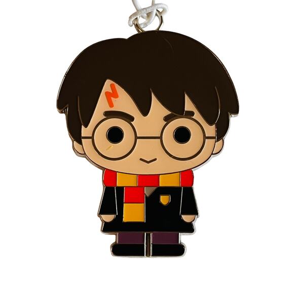 Harry Potter Wizarding World Christmas Ornament Chibi Hallmark 2019 Metal WB - Picture 2 of 5